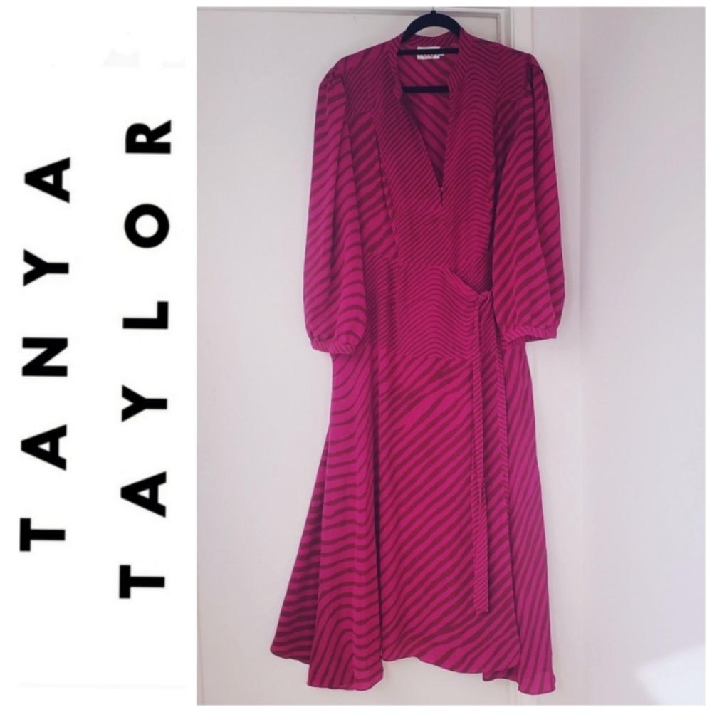 Tanya Taylor Marcela midi dress all silk, …